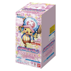 alt
Memorial Collection Japanische Booster Box mit One Piece TCG Design und 24 Booster-Packs.