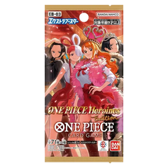 Heroines Edition Japanese Booster Box featuring characters from One Piece TCG, releasing October 25, 2025.