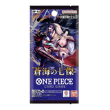"Het Azure Seven JP Pack met personages uit de One Piece-kaartspel, 12 unieke kaarten per boosterpakket."