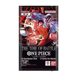 The Time of Battle Booster box featuring One Piece Card Game with dynamic characters and battle imagery. One Piece Double Pack Set Vol. 11