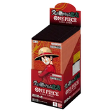 alt
Carrying on His Will Japanische Booster Box Display für One Piece TCG mit Luffy-Charakterdesign.