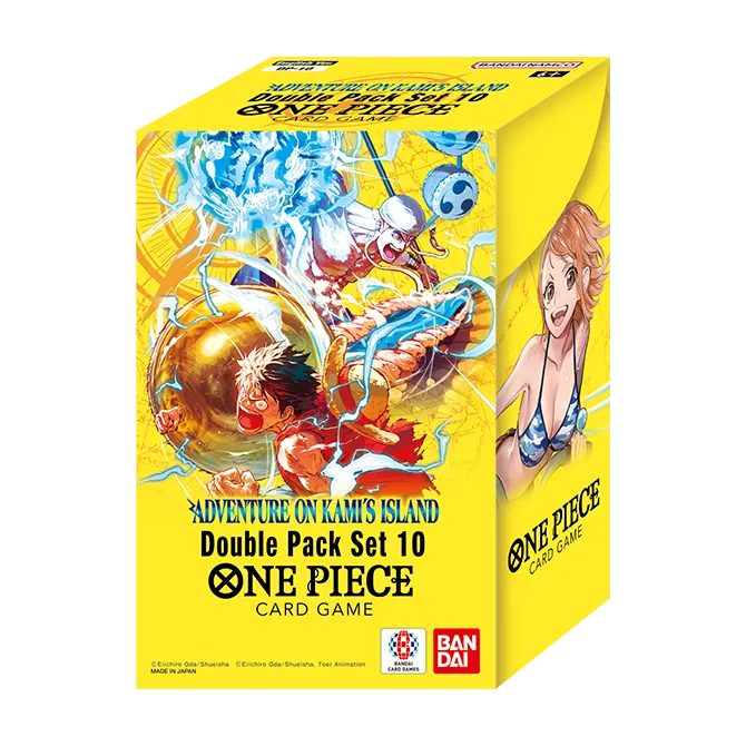 OP15-EB04 Double Pack Set Vol.10 featuring characters from Adventure on Kami's Island in One Piece Card Game.
