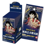 OPC-01 Romance Dawn Booster Box packaging featuring iconic One Piece character.