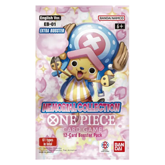 alt
One Piece TCG Memorial Collection Boosterpack mit einzigartigem Artwork und 12 Karten für Kartenspiel-Enthusiasten.