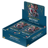 "Boîte de boosters Pilier de la Force avec cartes One Piece TCG, 12 cartes par paquet, 24 paquets par boîte."