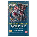 "Säulen der Stärke Booster Box mit One Piece TCG Kartenset mit 12 einzigartigen Karten."