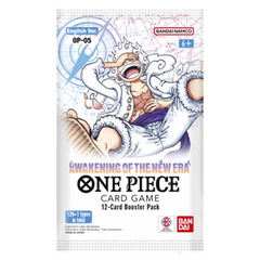 Boîte d'extension L'Éveil de la Nouvelle Ère One Piece TCG, paquet de 12 cartes avec illustrations du jeu de cartes.