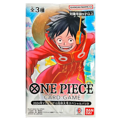 V Jump 2024 Japanese Promo Pack featuring One Piece card game with vibrant artwork and characters.