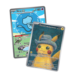 Bubble Mew und Van Gogh Pikachu, Karten sind im Hit Pack oder 10x Hit Pack für eine höhere Gewinnchance zu finden.