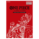"PREMIUM CARD COLLECTION -ONE PIECE FILM RED- verzegeld boekje voor One Piece Card Game met illustraties uit de film."