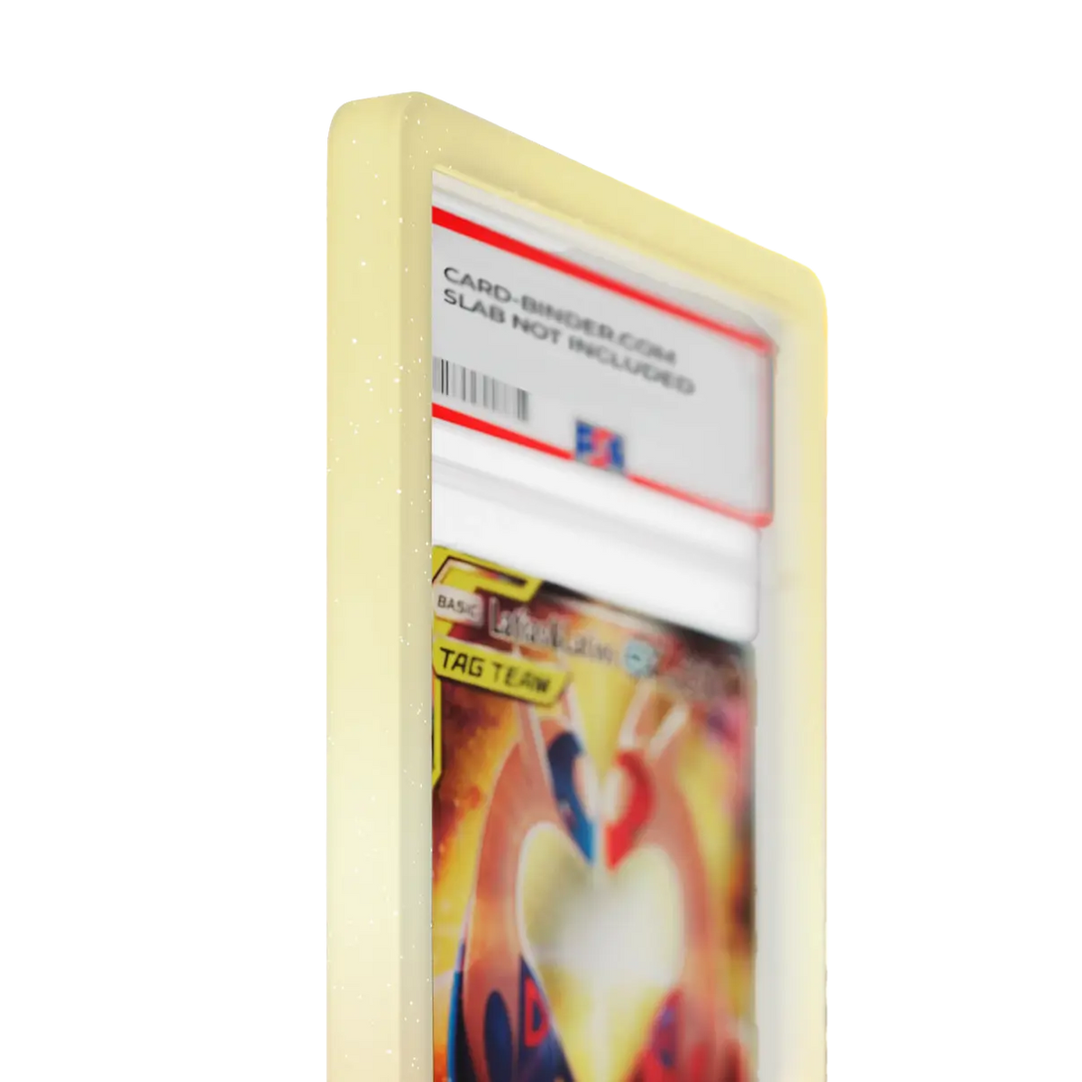 PSA Slab Guard - Skyline protecting a PSA slab with a radiant sparkle design and beautiful gradient colors.
