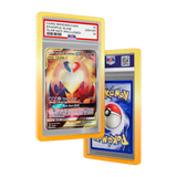 PSA Slab Guard - Electrifying featuring a vibrant yellow and orange gradient design, perfect for Electric Type Pokémon slabs.