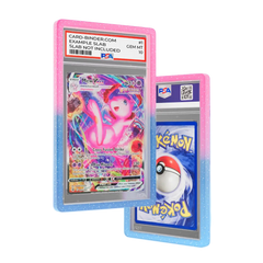 PSA Slab Guard - Starlight protects a PSA slab with a beautiful blue and pink gradient design.