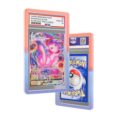 PSA Slab Guard - Stellar protecting a Mew PSA 10 Slab with a beautiful gradient design, not included.