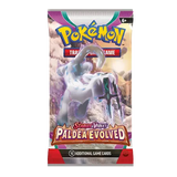 "Pokémon SV02 Paldea Evolved Booster Pack met schitterende Pokémon voor spannend spel!"