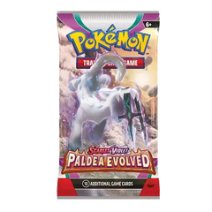 "Pokémon SV02 Paldea Evolved Booster Pack met schitterende Pokémon voor spannend spel!"