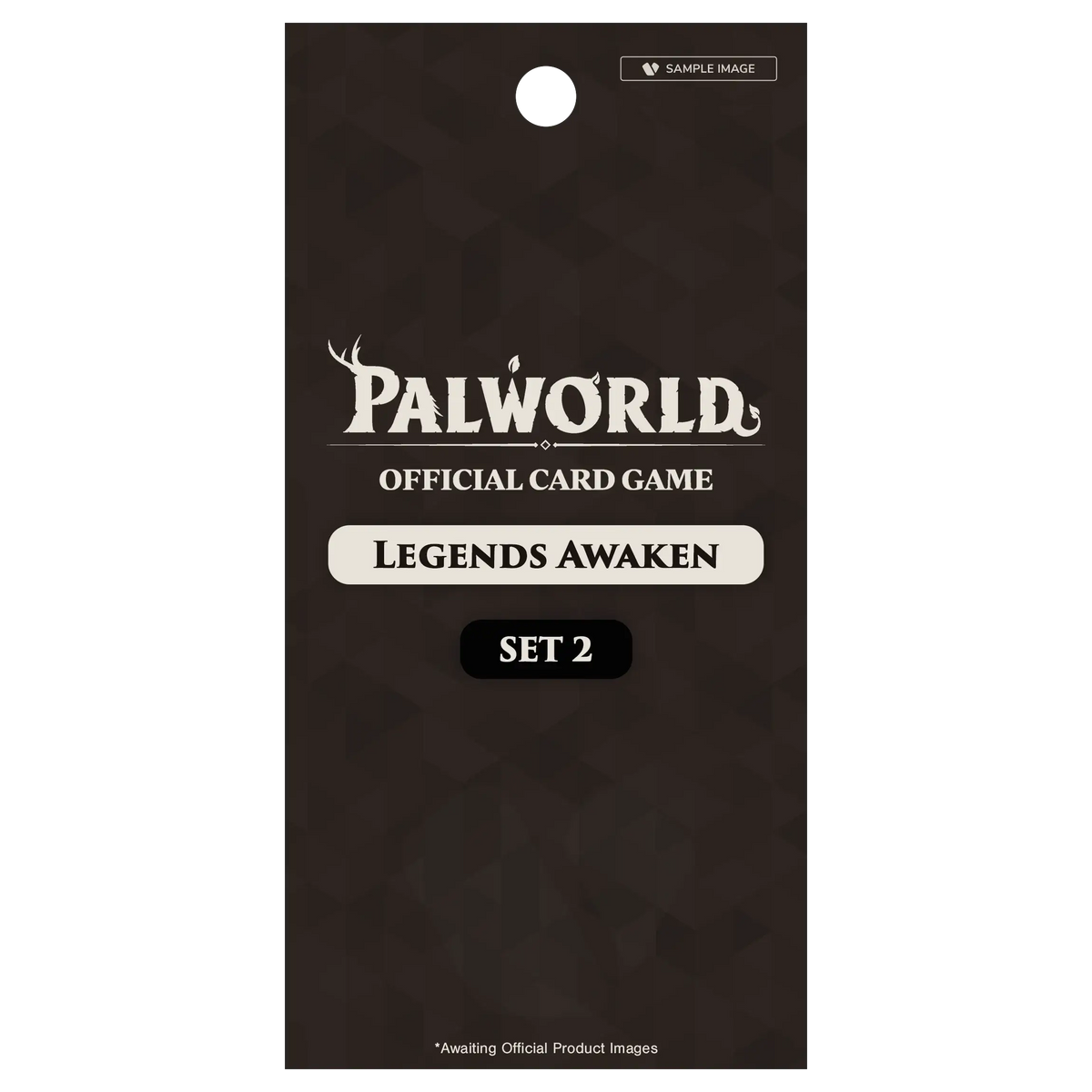 Palworld Legends Awaken Booster Pack displaying Legends Awaken Set 2 for the official card game.
