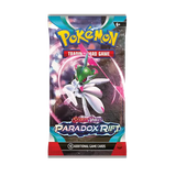 Pokémon TCG Paradox Rift booster pack featuring a dazzling Gardevoir, perfect for collectors and players alike!
