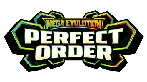 alt
Logo für 'Mega Evolution: Perfect Order' mit einem lebendigen Design, kräftigen Farben und moderner Typografie.