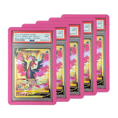 PSA Slab Bumper - Roze beschermt Pokémon kaarten in PSA-slab van cirdbinder.com, met een premium pasvorm en levendige kleur.