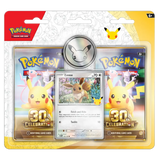 30th Celebration 2-Pack Blister Eevee with 2 booster packs and an exclusive eeve promo card