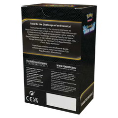 Chaos Rising Booster Bundle featuring 6 Booster Packs from Pokémon Mega Evolution expansion.