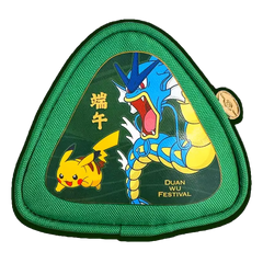 Dragon Boat Festival Box 2026 mit Pikachu und Garados in lebendigem grünen Design.