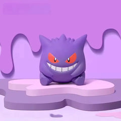 "FUNISM Mini Figur 3.0 Blind Box mit einer verspielten Gengar-Figur auf einem bunten Hintergrund."