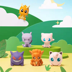 alt
FUNISM Mini Figur 3.0 Blind Box mit Kanto-Legendären Pokémon-Figuren in einer farbenfrohen Landschaft.