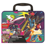 Pikachu Brustfall 2025 mit Pokémon-Karten, Pokémon-TCG-Boostern und Sammlerstücken in lebendigem Design.