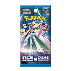 Future Flash Korean Booster Box featuring stunning Pokémon artwork and vibrant designs, perfect for collectors and players.