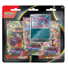 Phantasmal Flames 3P Blister (Live-stream) featuring Sneasel promo card and booster packs.