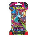 Phantasmal Flames Sleeved Booster (Live-stream) pack featuring Mega Charizard X from the Pokémon TCG.