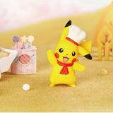 Pikachu Chef Figure in a joyful pose with a chef hat, representing the Pokémon Chef series.