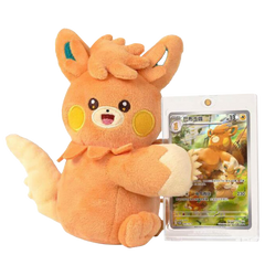 Pokémon Plush and Card Blind Box featuring a plush and a matching rare promo card.