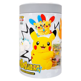 Pokémon Plush and Card Blind Box featuring Pikachu plush and Art rare promo card in a metal tin.