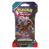 "Pokémon SV06 Twilight Masquerade Sleeved Booster Pack met unieke kaarten en een levendig design."