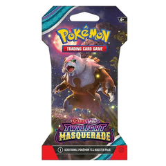 "Pokémon SV06 Twilight Masquerade Sleeved Booster Pack met unieke kaarten en een levendig design."