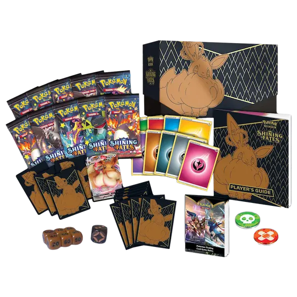 Contenu de la boîte d'entraîneur d'élite Pokémon Épée & Bouclier Destinées Radieuses