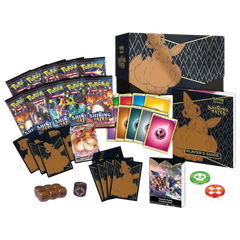 Contenu de la boîte d'entraîneur d'élite Pokémon Épée & Bouclier Destinées Radieuses