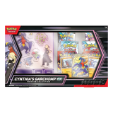 Collection Garchomp de Cynthia (en direct) avec cartes premium et feuille acrylique.