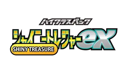 Logo of Shiny Treasure EX, a vibrant gaming brand featuring colorful text and design elements.