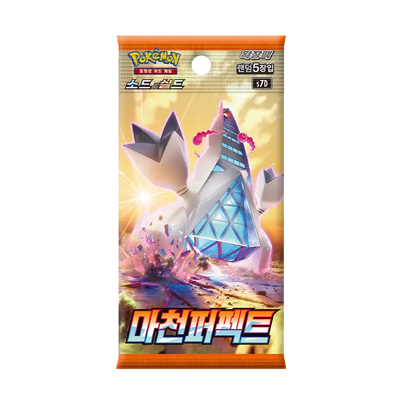 Pokémon Towering Perfection Korean Booster Pack featuring colorful artwork from the Towering Perfection set.