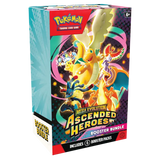 Ascended Heroes Booster Bundle mit 6 Booster-Packs aus der Mega-Entwicklung-Ära des Pokémon-Sammelkartenspiels.