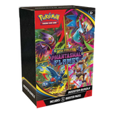 Phantasmal Flames Booster Bundle featuring 6 Pokémon booster packs from the Mega Evolution series.