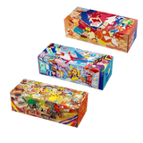 3-Pack Pokémon Center Box featuring themed artwork from Hiroshima, Fukuoka, and Tohoku Pokémon Centers.