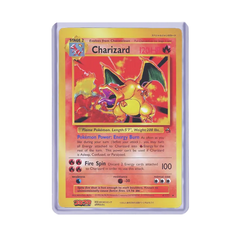 XL Oversized Toploader zum Schutz von Charizard Jumbo-Karten vor Kratzern und Verbiegen, Größe 154 mm x 213 mm.