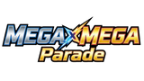 Booster pack MEGA x MEGA Parade avec un logo audacieux pour l'extension du JCC Pokémon.