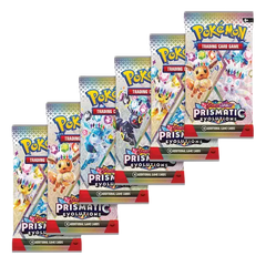 Pokemon Prismatic Evolutions Booster Pack Reihe von 6