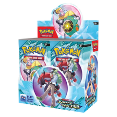 "Journey Together Booster Box mit Pokémon Karmesin & Purpur SV09 mit 36 Boosterpacks für spannendes Gameplay."